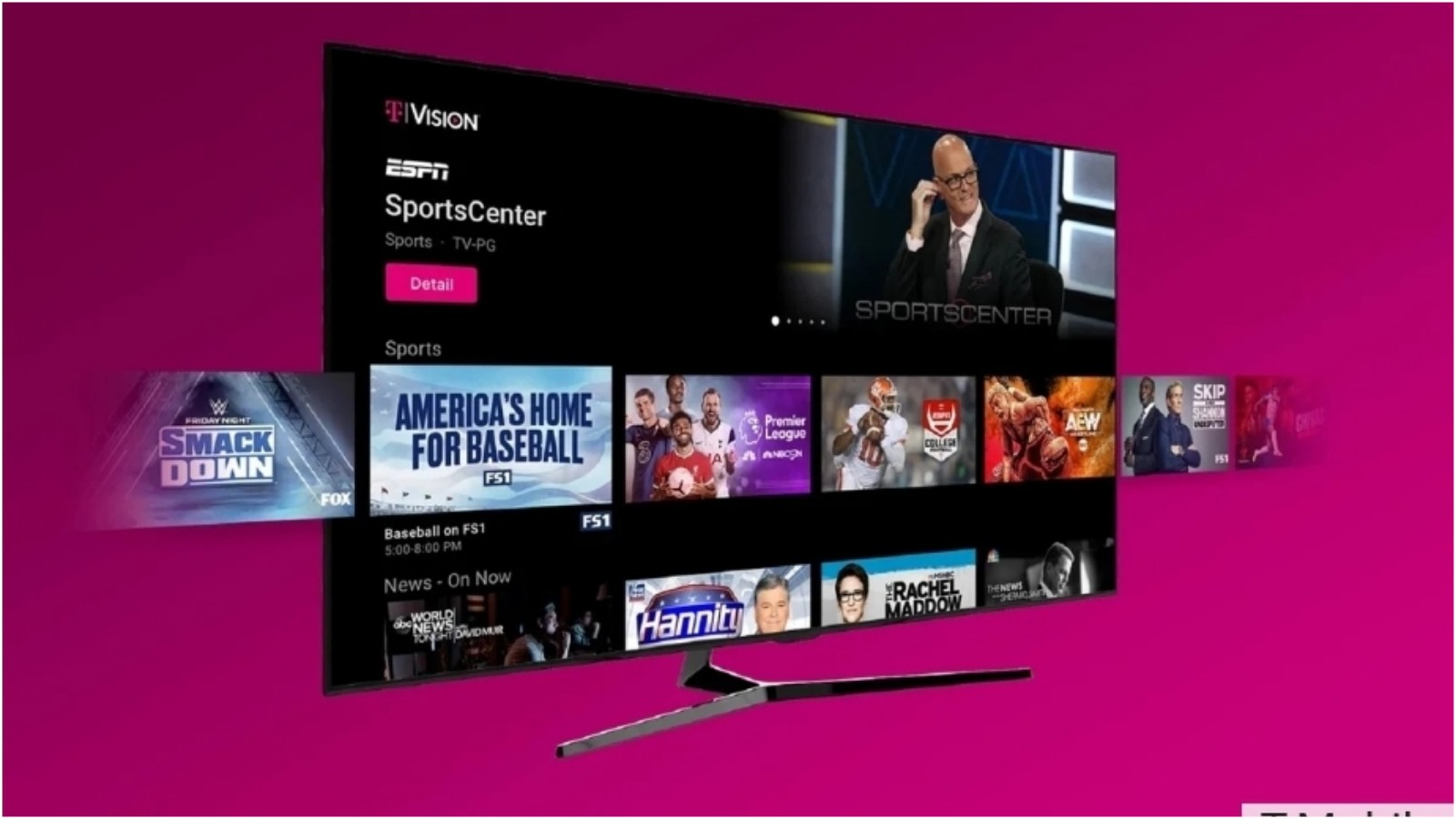 T-Mobile Gives Cord Cutting Alternatives to Its Streaming Service TVision